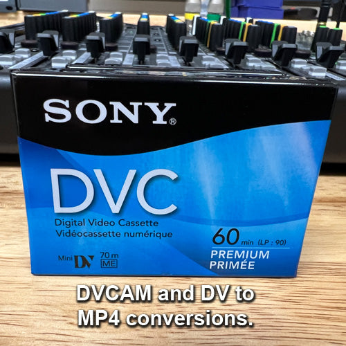 DVCAM and DV Digital Conversion