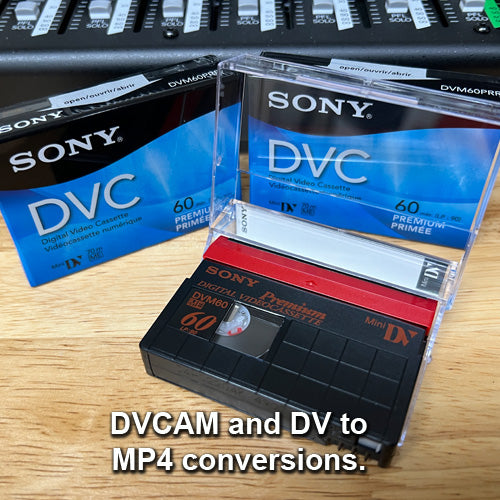 DVCAM and DV Digital Conversion