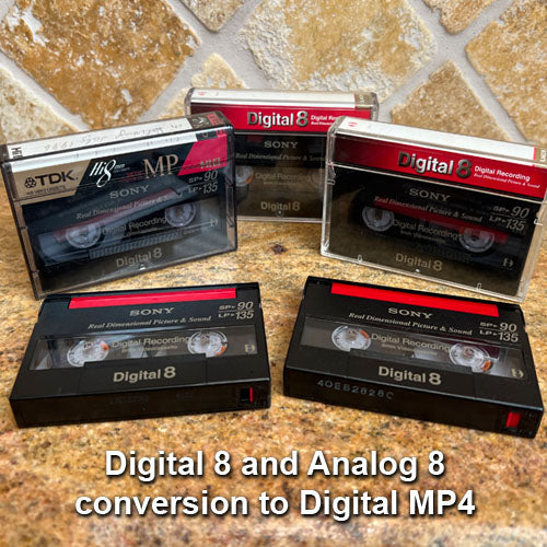 Digital 8 Tape to Digital Conversion