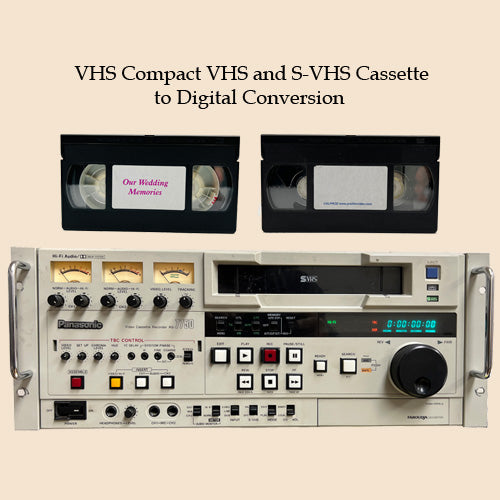 Super VHS Video Tape to Digital Conversion